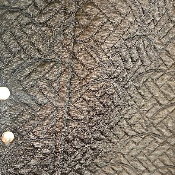 Chico's Elegant Black Blazer with Textured Finish - Picture 3 of 10